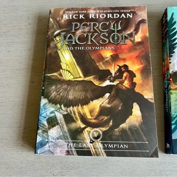 Percy Jackson & The Olympians by Rick Riordan Paperback Novels Books 4 & 5 - Picture 4 of 5